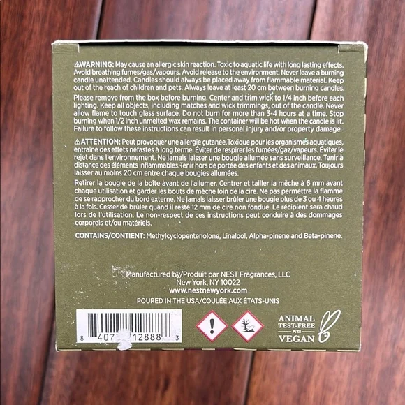 NEST Pistachio & Wild Fig Scented Candle - Picture 2 of 4